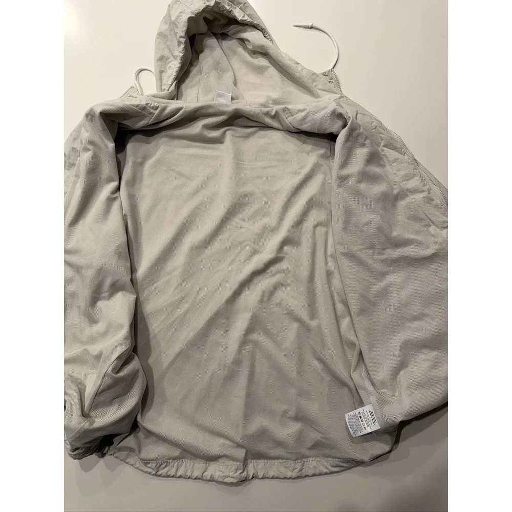 Nike Club Woven Full-Zip Jacket FB7397-072 Mens XL Light Grey Windbreaker